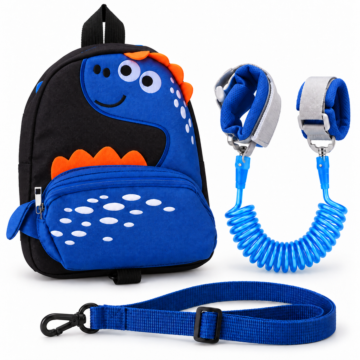 Mochila de dinosaurio con arnés de seguridad